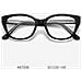 Occhiali Da Vista A Occhi Di Gatto Anti Luce Blu Compatibili Con Tr90 E Pc, Stile Retrò Unisex Per Protezione Visiva E Moda Black - Foto miniatura 2