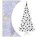 Albero di Natale artificiale Bianco 180 cm PVC e Acciaio - Foto miniatura 1