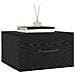 Armadio da Notte Rovere Nero 35 x 35 x 20 cm Legno multistrato - Foto miniatura 3