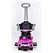 Cavalcabile spingi, 3-in-1, auto per bambini, grande auto, clacson, musica, rosa e nera - Foto miniatura 2