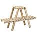Scaffale Con 2 Ripiani In Legno Marrone 64x19,5x38h - Foto miniatura 1