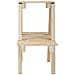 Scaffale Con 2 Ripiani In Legno Marrone 64x19,5x38h - Foto miniatura 3