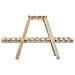 Scaffale Con 2 Ripiani In Legno Marrone 64x19,5x38h - Foto miniatura 5