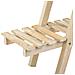 Scaffale Con 2 Ripiani In Legno Marrone 64x19,5x38h - Foto miniatura 8