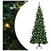 Albero di Natale Artificiale Angolare con 300 LED Verde 180 cm - Foto miniatura 1