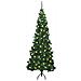 Albero di Natale Artificiale Angolare con 300 LED Verde 180 cm - Foto miniatura 2