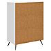 Credenza Bianco Lucido 66 x 34,5 x 90 cm Legno ingegnerizzato - Foto miniatura 6