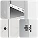 Credenza Bianco Lucido 66 x 34,5 x 90 cm Legno ingegnerizzato - Foto miniatura 7