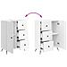 Credenza Bianco Lucido 66 x 34,5 x 90 cm Legno ingegnerizzato - Foto miniatura 8