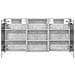 Set di Armadi da Bagno con porta 3 pcs 120 x 10,5 x 60,5 cm - Foto miniatura 7