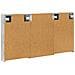 Set di Armadi da Bagno con porta 3 pcs 120 x 10,5 x 60,5 cm - Foto miniatura 9