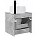 Mobile lavabo da parete Grigio Cemento 49 x 44,5 x 66 cm - Foto miniatura 3