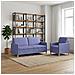 Set di Divani con Storage 2 pcs Blu jeans Poliestere - Foto miniatura 2