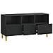 Mobile TV 102 x 34,5 x 50 cm Nero Legno ingegnerizzato - Foto miniatura 2