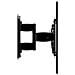 8249 Supporto TV a parete 2,54 m (100") Nero - Foto miniatura 3