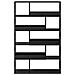 Scaffale per Libri Rovere nero 100 x 33 x 156,5 cm - Foto miniatura 4
