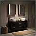 Set di mobili per il bagno 5 pcs Rovere Nero - Foto miniatura 4