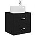 Set di mobili per il bagno 5 pcs Rovere Nero - Foto miniatura 5