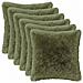 Cuscino con cuscino HEERLEN 2 pz Verde Fleece PV - Foto miniatura 1