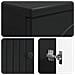 Armadio per Lavabo da Bagno ALKMAAR Nero 59,5 x 31,5 x 59 cm - Foto miniatura 8