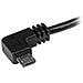 Cavo da Usb a micro USB con connettori ad angolo destro - M / M da 2 m Nero - Foto miniatura 3
