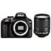 D3400 Nero Kit AF-S DX 18-105 mm VR Sensore CMOS DX 24.2 Mpx Display 3" Filmati Full HD Bluetooth - Foto miniatura 3