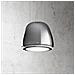 Cappa Edith Heavy Metal ad Isola da 50 cm Filtrante Colore Cromo - Foto miniatura 3