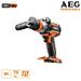 La Batteria Agli Ioni Di Li Brushless Hammer Drill Aeg 18v E Caricatore Senza Bsb 18cbl-0 - Foto miniatura 3