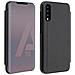 Custodia Samsung Galaxy A70 Sportellino Traslucido Stand Video Nero - Foto miniatura 1