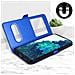Custodia Samsung Galaxy S20 Fe Doppia Finestra Cover Silicone Blu - Foto miniatura 2