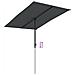 Ombrellone da Giardino con Palo in Alluminio 2x1,5 m Antracite - Foto miniatura 5