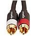 PBH-20217 2.43m 2 x RCA 2 x RCA Nero, Oro, Rosso, Bianco cavo audio - Foto miniatura 2