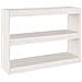 Libreria / divisorio Bianco 100x30x71,5 Cm Legno Massello Di Pino - Foto miniatura 1