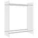 Porta Legna Trasparente 80x35x100 Cm In Vetro Temperato - Foto miniatura 1