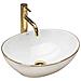 Lavabo Da Appoggio Sofia Gold Edge - Foto miniatura 1