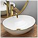 Lavabo Da Appoggio Sofia Gold Edge - Foto miniatura 2