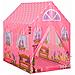 Tenda Da Gioco Per Bambini Rosa Con 250 Palline 69x94x104 Cm - Foto miniatura 5