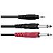Cavo adattatore 3.5 jack / 2xjack Eco 3m Bk - Foto miniatura 1
