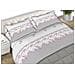 Completo Lenzuola Letto Matrimoniale 100% Cotone Made Italy In Varie Fantasie Fiorate C.n Matrimoniale Flowers Rosa - Foto miniatura 1