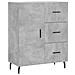 Credenza Grigio Cemento 69,5x34x90 Cm In Legno Multistrato - Foto miniatura 2