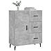 Credenza Grigio Cemento 69,5x34x90 Cm In Legno Multistrato - Foto miniatura 3