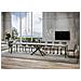 Tavolo Allungabile 90x160/420 Cm Famas Telaio Antracite - Bianco Frassino - Foto miniatura 4