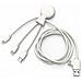 Cavo 5 In 1 Mr Bio Usb A C/micro Usb E Usb C E Lightning Da 1 M, Bianco - Foto miniatura 1