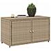Armadietto Portaoggetti Giardino Beige 110x55x60,5cm Polyrattan - Foto miniatura 3