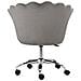 Wendy Sedia Da Ufficio Imbottita In Velluto Grigio - Foto miniatura 4