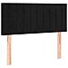 Letto A Molle Con Materasso E Led Nero 100x200 Cm In Velluto - Foto miniatura 6