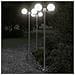Lampade Da Terra Per Esterni 3pz Argento 215cm In Acciaio Inox - Foto miniatura 1
