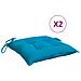 Cuscini per Pallet 2 pz Azzurri 50x50x7 cm in Tessuto Oxford - Foto miniatura 2