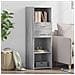 Credenza Grigio Sonoma 40x42,5x124 Cm In Legno Multistrato - Foto miniatura 1