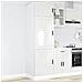 Armadio Da Cucina Porto Bianco Lucido In Legno Multistrato - Foto miniatura 1